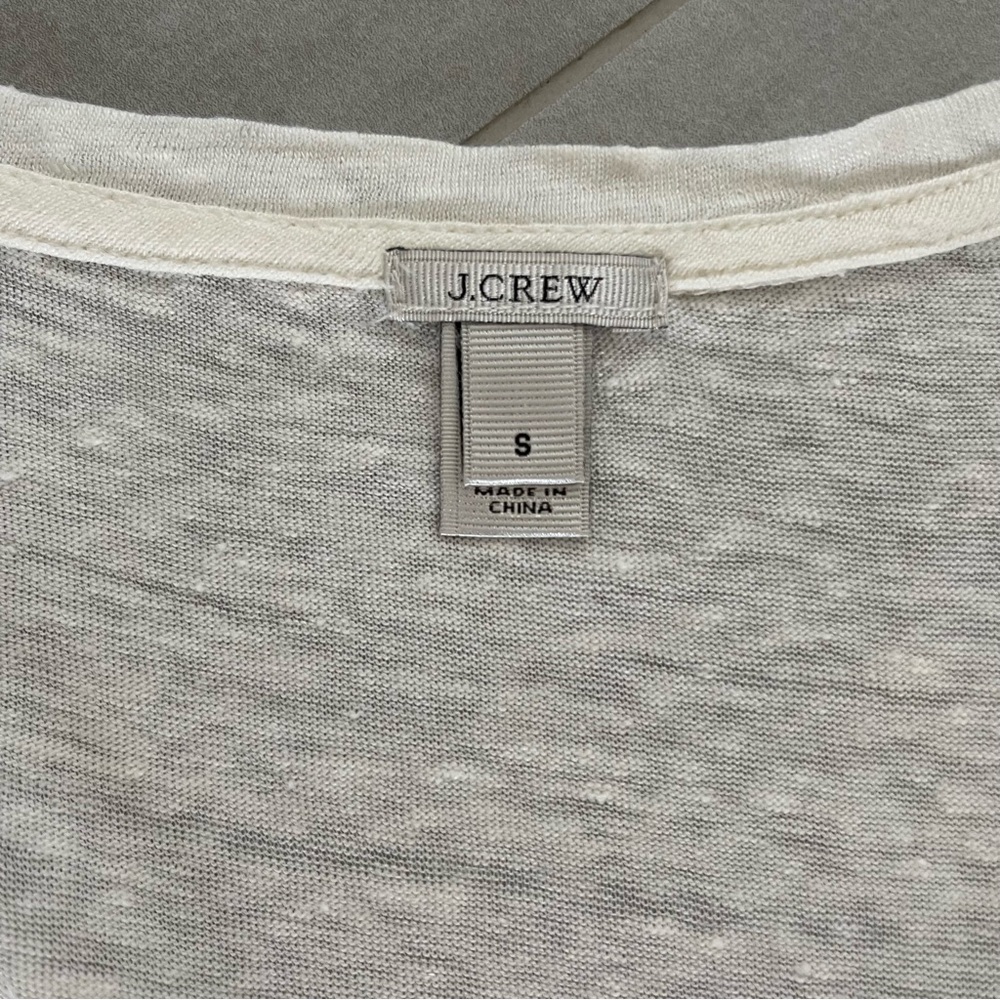 J. Crew Graphic Linen Tee - Picture 4 of 6